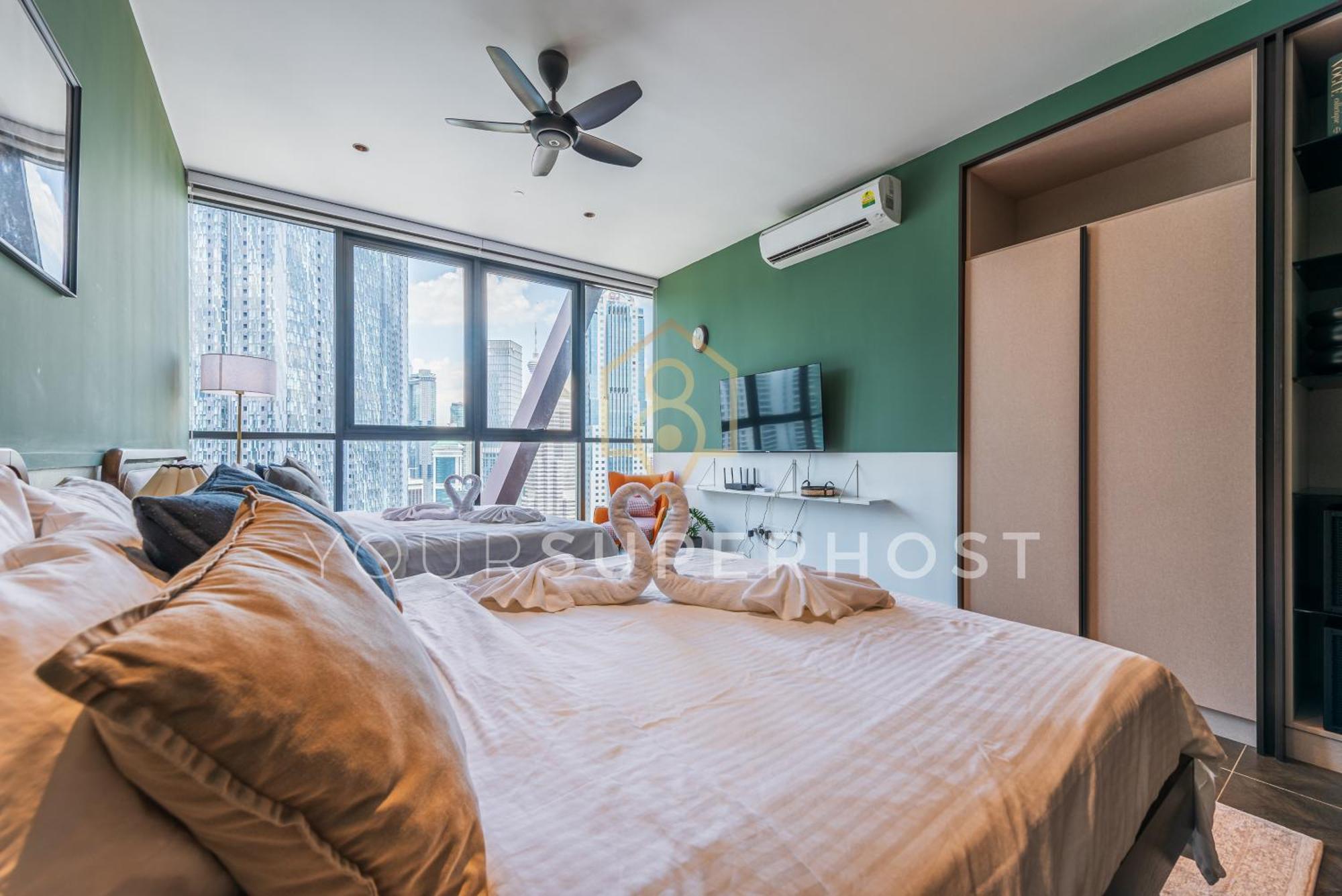Scarletz Suites Near Klcc By Yoursuperhost Kuala Lumpur Bilik gambar