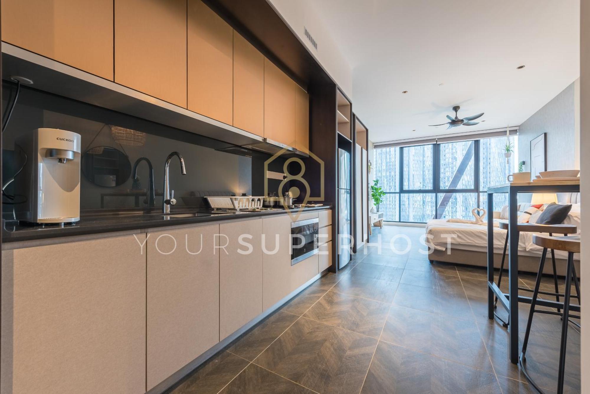 Scarletz Suites Near Klcc By Yoursuperhost Kuala Lumpur Bilik gambar
