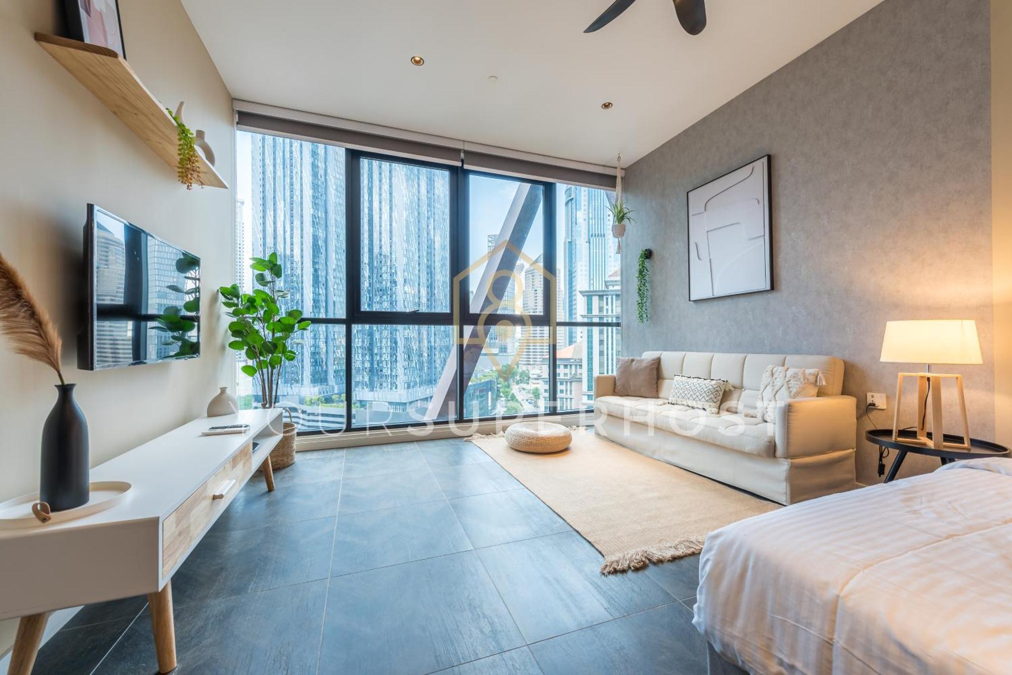 Scarletz Suites Near Klcc By Yoursuperhost Kuala Lumpur Bilik gambar
