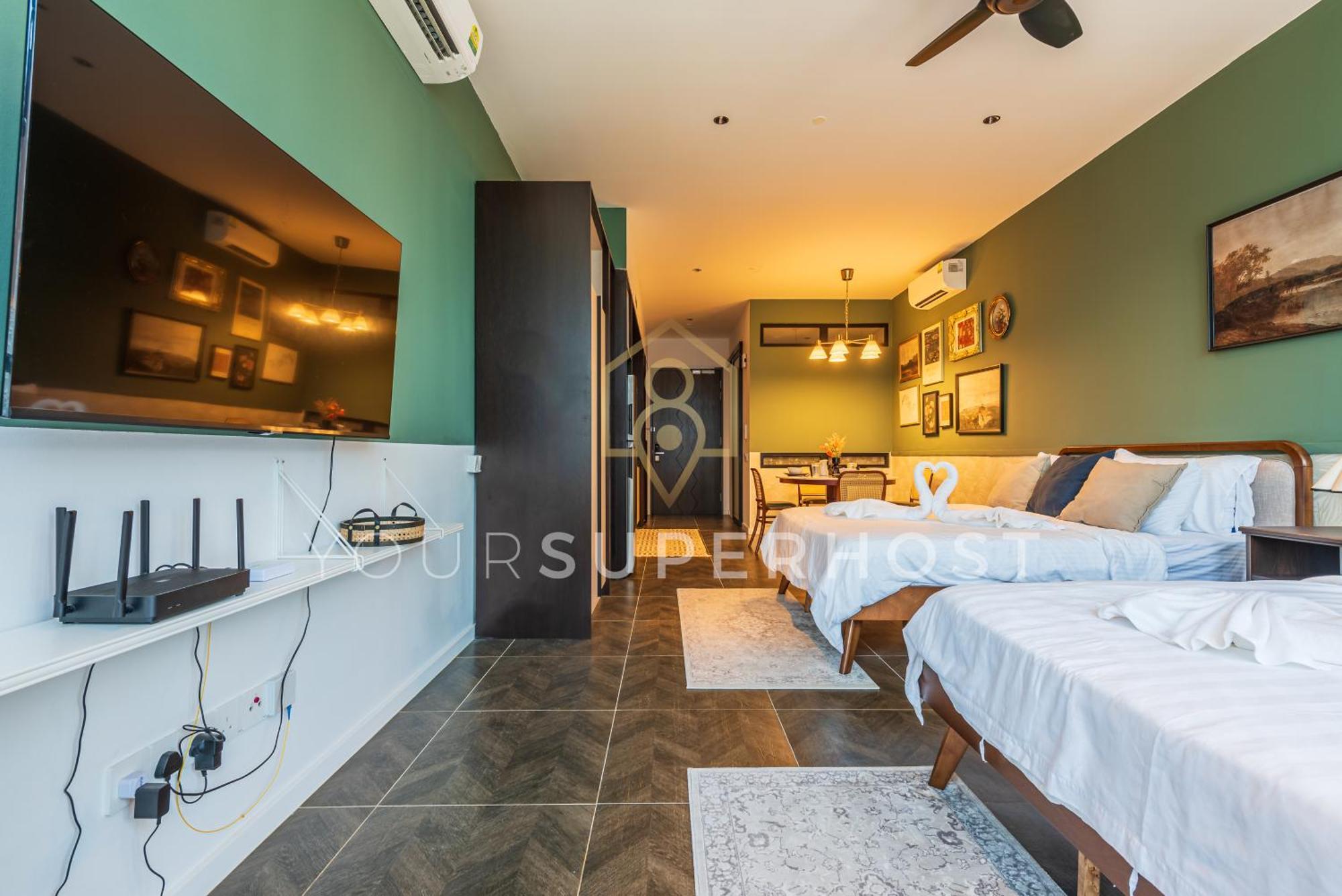 Scarletz Suites Near Klcc By Yoursuperhost Kuala Lumpur Bilik gambar