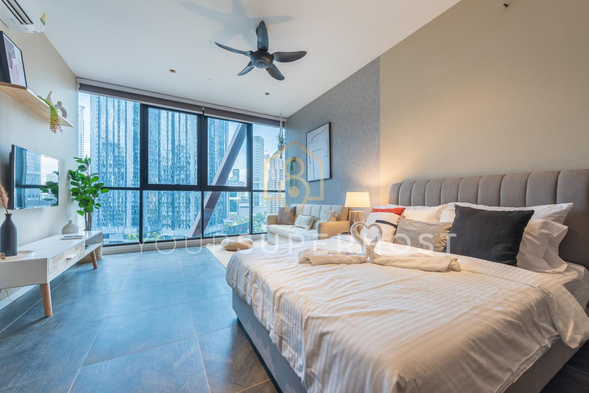 Scarletz Suites Near Klcc By Yoursuperhost Kuala Lumpur Bilik gambar
