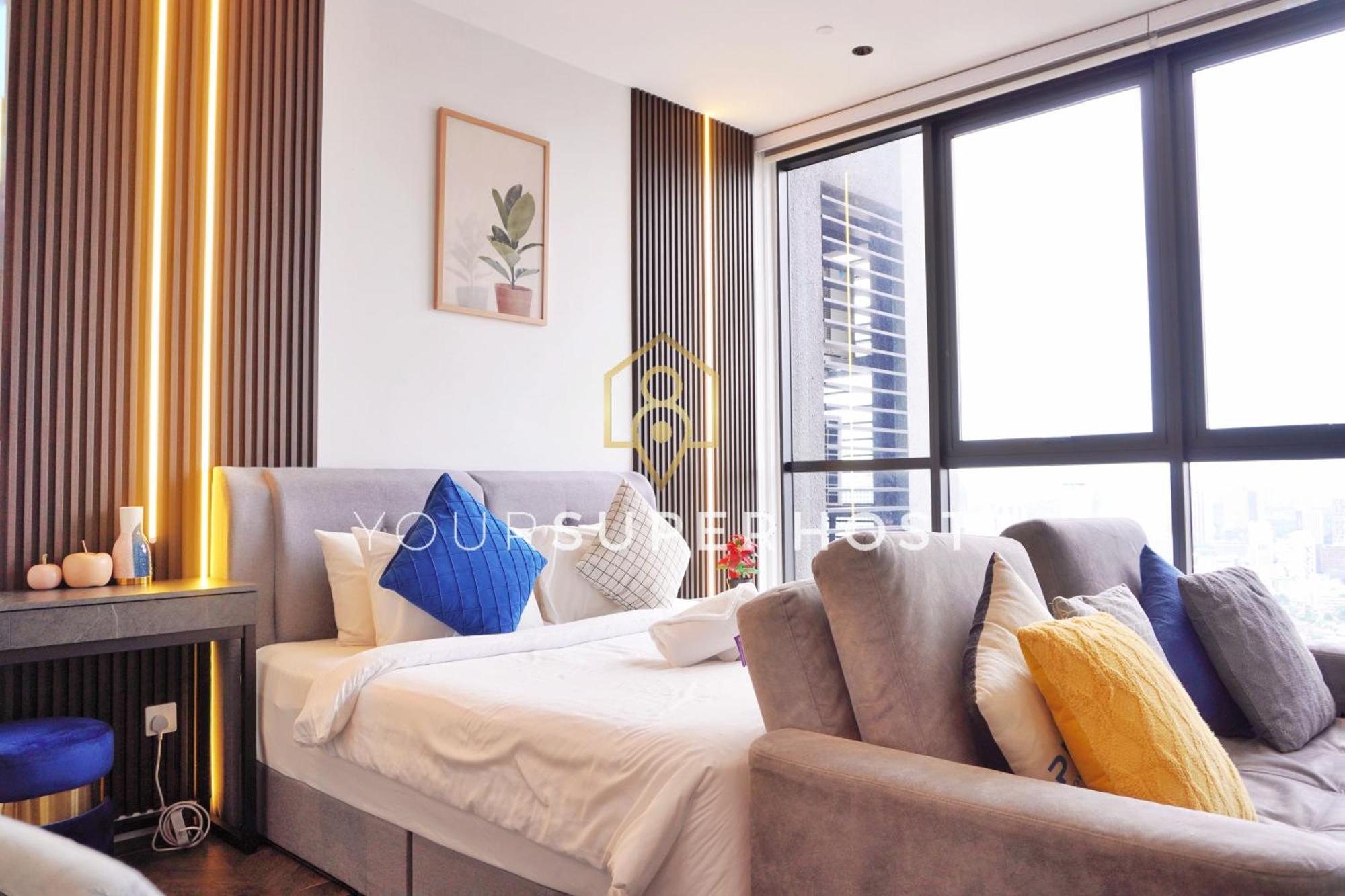 Scarletz Suites Near Klcc By Yoursuperhost Kuala Lumpur Bilik gambar