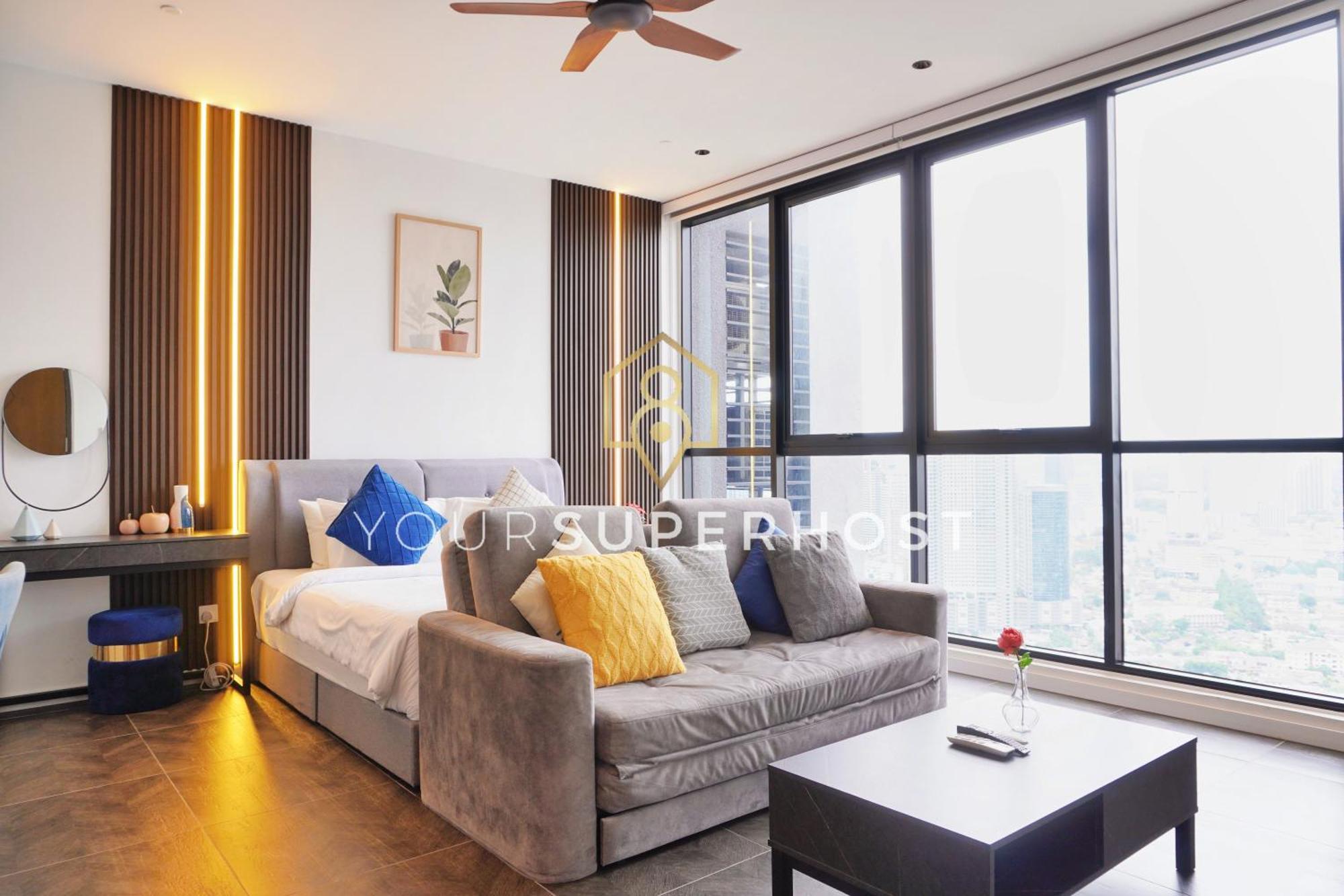Scarletz Suites Near Klcc By Yoursuperhost Kuala Lumpur Bilik gambar