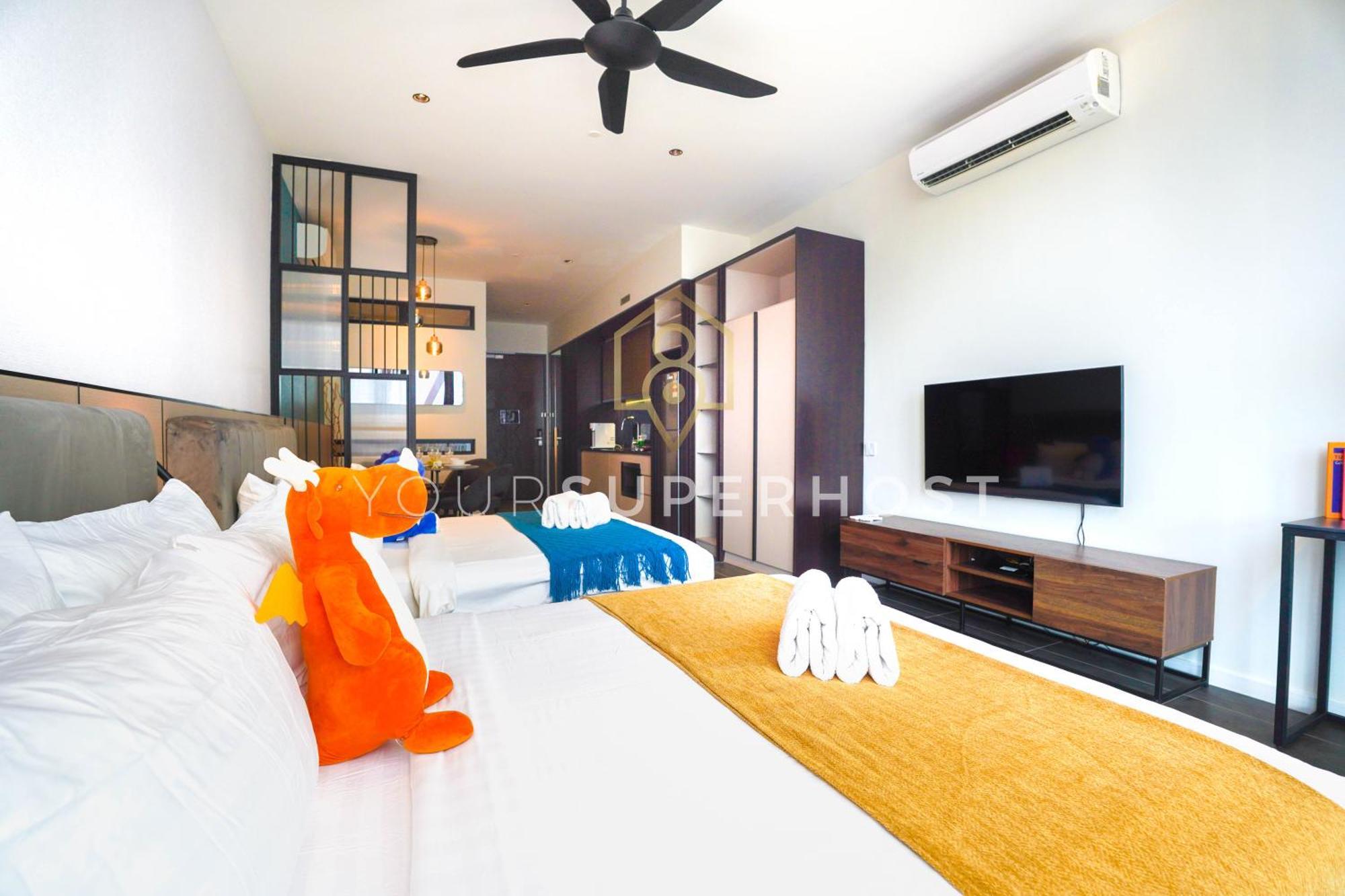 Scarletz Suites Near Klcc By Yoursuperhost Kuala Lumpur Bilik gambar